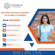 https://laex.in/toppers-talk/   Looking for the best UPSC coaching in Hyderabad? La Excellence IAS Academy is a leading IAS academy in Hyderabad, offering expert coaching for the UPSC Civil Services Examination. Our experienced faculty, comprehensive study materials, and personalized guidance ensure that you receive the best preparation possible. With a focus on both Prelims and Mains, we provide a structured curriculum designed to help you excel in every stage of the UPSC exam. Join La Excellence IAS Academy and benefit from our proven strategies, track record of success, and dedicated mentorship. Start your journey towards becoming an IAS officer with the best coaching in Hyderabad.