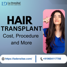 One of the most important considerations when contemplating a hair transplant is the associated expense. People can make well-informed decisions about whether a hair transplant treatment fits within their budget and offers the best value for their needs by being aware of the process’s pricing structure. We will examine the various facets of hair transplantation costs in Indian rupees, hair transplant costs in Mumbai, and beard transplant costs in India in this thorough review. Additionally, we’ll examine tattoo costs in Pune and how they stack up against hair restoration techniques. We’ll also discuss the experience of industry leaders like La Densitae, which provides excellent hair transplant procedures.

https://medium.com/@ladensitae478/hair-transplant-costs-a-comprehensive-overview-e6f41541af9f