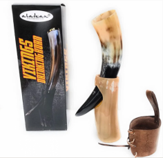 https://aladean.com/products/viking-drinking-horn-mug-tankard-with-stand-leather-holder-wholesale