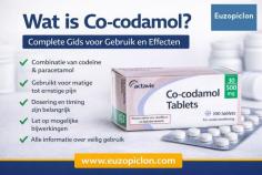 Co-codamol is een pijnstillend geneesmiddel dat paracetamol en codeïne combineert om matige tot ernstige pijn te behandelen wanneer gewone pijnstillers niet voldoende werken. Het vermindert pijnsignalen in de hersenen en helpt ook bij het verlagen van koorts. Co-codamol wordt vaak gebruikt bij hoofdpijn, tandpijn, spierpijn, migraine en pijn na een operatie. Omdat het codeïne bevat, mag het alleen kortdurend en volgens medisch advies worden gebruikt om bijwerkingen en afhankelijkheid te voorkomen. Volg altijd de aanbevolen dosering en raadpleeg een arts vóór gebruik.