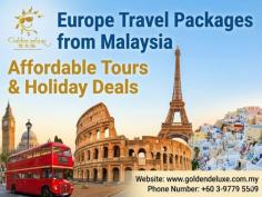 Explore Europe with Customized Europe Travel Packages by Golden Deluxe Travel
Discover unforgettable journeys across iconic destinations with premium Europe travel packages from Golden Deluxe Travel. Experience Europe’s rich history, breathtaking landscapes, vibrant cultures, famous landmarks, and delicious cuisines with carefully planned holiday itineraries. We offer hassle-free travel experiences with comfortable accommodations, guided tours, and memorable adventures designed for couples, families, and groups. Plan your dream European getaway and create lifelong memories with trusted travel experts.