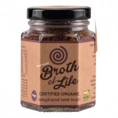 Broth of Life Organic Dehydrated Bone Broth is a powdered broth for convenient use. It may help support healthy digestion, and joint and skin health. This broth contains no MSG, fillers, preservatives or additives. Buy Broth Of Life Organic Dehydrated Bone Broth Lamb 45gm & 90gm at Health Supplements Australia. Nourishing gut & wellness support. Shop Now!