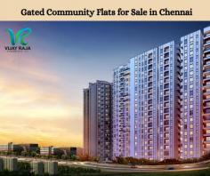 At Vijay Raja Group, we create Gated Community Flats for Sale in Chennai that are designed to deliver a secure, comfortable, and enriching lifestyle. Our residential communities feature quality construction, thoughtfully planned spaces, modern amenities, and excellent connectivity, ensuring every family enjoys convenience, peace of mind, and lasting value in a vibrant neighborhood.