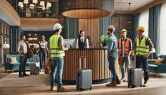 Construction Industry Travel Management Software for Growing Teams
As construction companies expand, managing accommodation for larger and more mobile crews can become increasingly complex. Effective construction travel management gives project coordinators a clearer way to organize bookings, respond to schedule changes, and keep workers closer to active job sites.
Modern construction industry travel management software can help teams replace scattered spreadsheets, lengthy phone calls, and disconnected booking records with one organized process. Centralized access allows authorized users to manage room assignments, adjust travel dates, and maintain better visibility across multiple projects.
Growing contractors often need to coordinate travel and lodging for employees, subcontractors, and rotating crews working in rural, industrial, or hard-to-reach areas. Search tools based on project location, vehicle access, stay duration, and relevant property amenities can make accommodation planning more practical.
The capabilities can help construction businesses manage changing workforce requirements without rebuilding every reservation from the beginning. LodgeLink provides tools that support bulk crew bookings, roster uploads, room reassignment, booking modifications, transportation integration, and accommodation searches near infrastructure projects.
A reliable construction travel management solution also supports financial oversight. Booking information can be organized by project, department, job number, or cost centre, helping managers review spending patterns, occupancy, crew movements, and accommodation costs through consolidated reporting.
For growing teams, a workforce travel platform can improve communication when project dates shift or room arrangements change. Individual confirmations and travel updates can be shared with affected workers, while duty-of-care features and booking support provide additional assistance during disruptions or urgent changes.