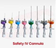 The Safety IV Cannula is a small medical device used to safely administer fluids and medications directly into a patient's vein. This helps reduce needlestick injuries and keeps the treatment quite safe. GSTC manufacturers and exporters provide premium cannulas that are easy to use and comfortable for the patients.