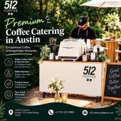 512 Coffee offers premium coffee catering in Austin for your events. Our coffee cart comes to weddings, parties, and offices. Fresh, smooth coffee is made by friendly baristas on the spot. It is simple, tasty, and high-quality. Make your event better with 512 Coffee. Contact us to book now!
https://512coffee.us/