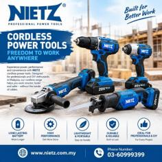 Cordless Power Tool for Efficient and Flexible Work
Choose a reliable cordless power tool for convenient, efficient, and hassle-free work without the limitations of power cords. Designed for flexibility and easy handling, cordless tools are suitable for construction, maintenance, installation, and DIY applications. Nietz offers quality power tools designed to deliver dependable performance, durability, and user-friendly operation for various professional and industrial needs.