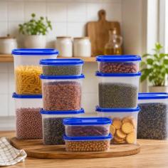 Keep your kitchen ingredients organized, protected, and easy to access with practical storage containers designed for everyday use. Ideal for storing grains, pulses, spices, dry fruits, snacks, cereals, and other essentials, they help create a cleaner and more organized kitchen setup. Choose from versatile designs, sizes, and materials to suit different storage needs. Airtight and stackable options can also help reduce exposure to moisture while making better use of available space. Explore storage containers from Cutting EDGE for smarter kitchen organization and Modern Home & Kitchen Essentials.