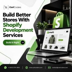 Looking for a reliable team to build or improve your Shopify store? CartCoders handles store design, custom features, app connections, migrations, testing, and post-launch maintenance. Our Shopify development services help businesses create stores aligned with their products and internal processes.
We also offer Shopify eCommerce development services for brands requiring faster pages, clear navigation, mobile usability, and secure purchasing experiences.