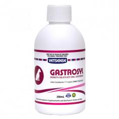 Support your dog’s digestive health with Vetsense Gastrosyl, an oral suspension designed to help manage gastroenteritis and diarrhoea. Formulated with 17.5 mg/mL bismuth salicylate, it helps soothe digestive irritation, reduce inflammation and firm loose stools. Suitable for dogs and horses, Gastrosyl can help relieve digestive disturbances associated with dietary or stress factors.