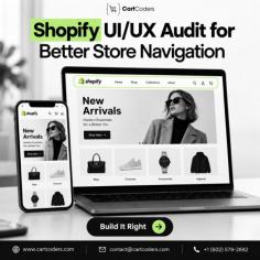 Are shoppers visiting your Shopify store but leaving before completing their purchases? CartCoders is a Shopify UI/UX audit company that reviews design, navigation, mobile usability, product pages, search, carts, and checkout journeys.
Our Shopify UI/UX audit services combine behavioural data, heat maps, session recordings, accessibility reviews, and usability checks. Skilled experts document each issue with annotated screenshots and rank improvements by customer impact and development effort. Our developers can also apply approved changes across themes, apps, mobile layouts, and Shopify Plus checkout. This process gives merchants a clear roadmap for creating easier and more consistent shopping experiences.